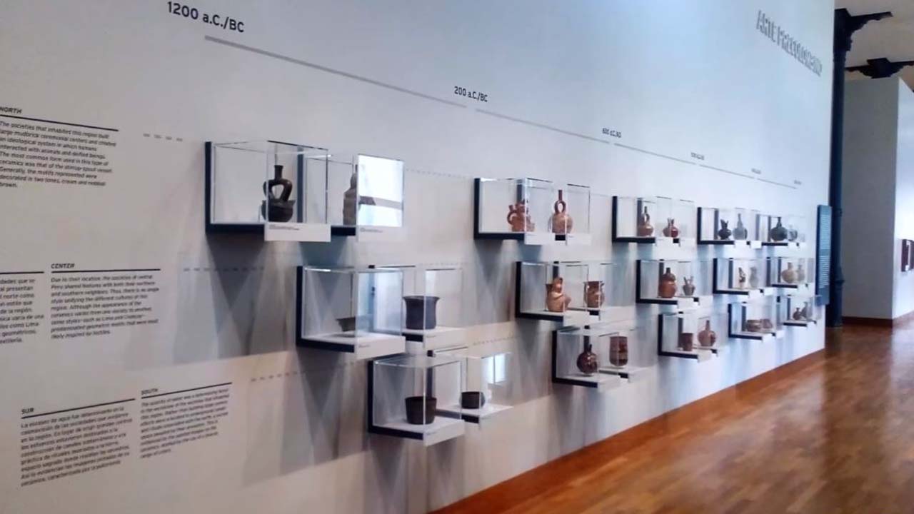 Huacos en Orden Cronologico Museo de Arte de Lima