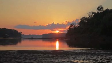 Atardecer en Tambopata Madre de Dios
