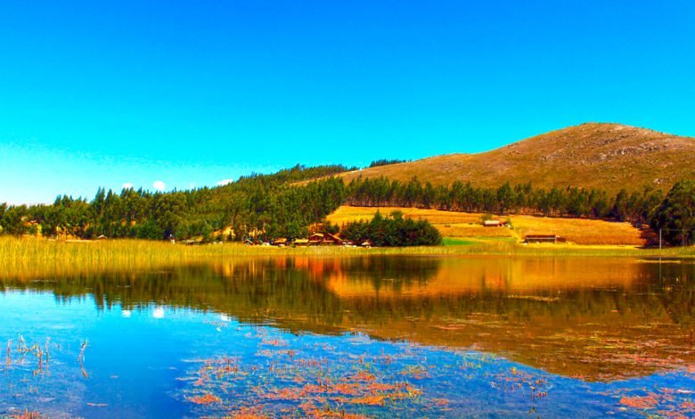 La laguna Sulluscocha en Cajamarca